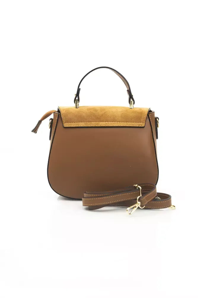 Brown Cow Leather Women Shoulder Bag