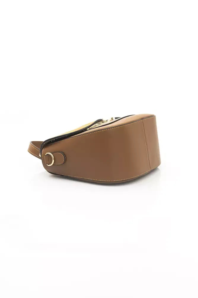 Brown Cow Leather Women Shoulder Bag