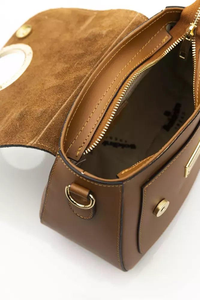 Brown Cow Leather Women Shoulder Bag