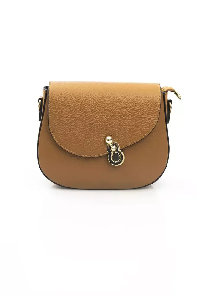 Brown Leather Women Shoulder Bag