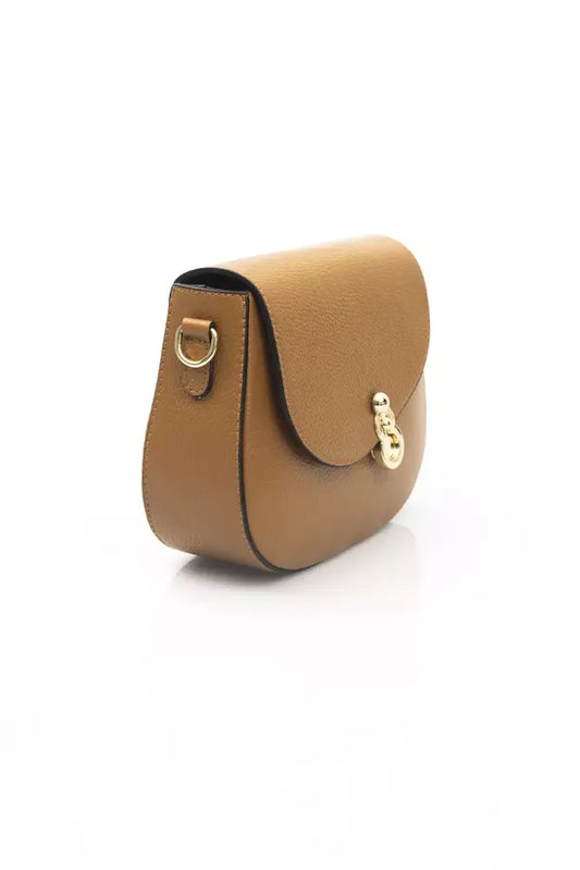 Brown Leather Women Shoulder Bag