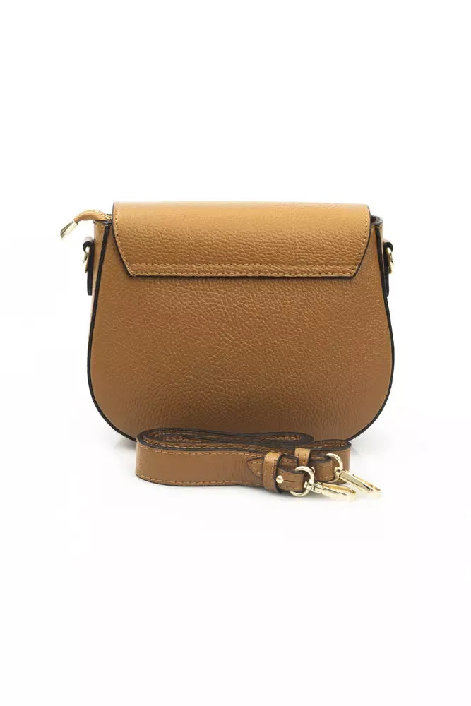 Brown Leather Women Shoulder Bag