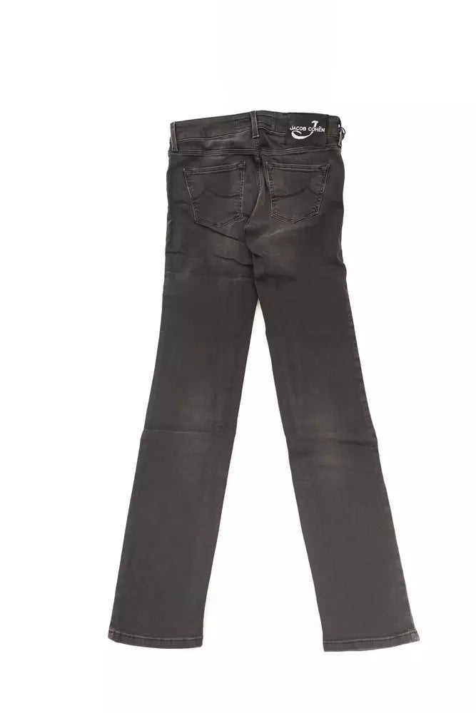 Black Cotton Women Jeans