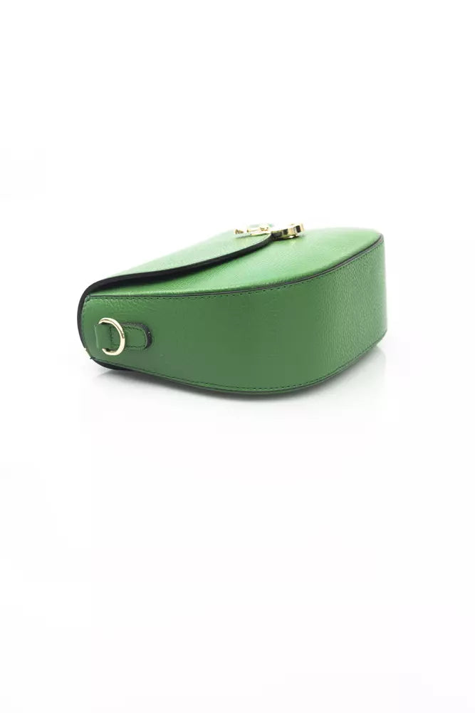 Green Leather Women Shoulder Bag