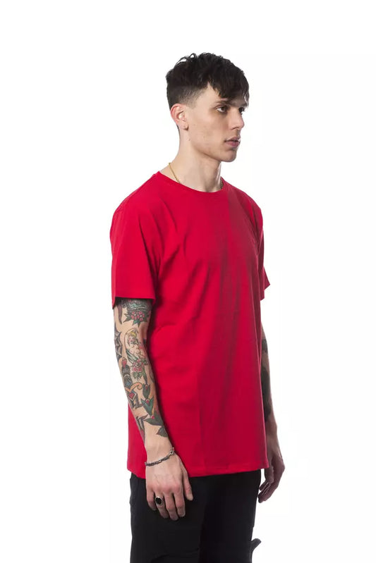 Red Cotton Men T-Shirt