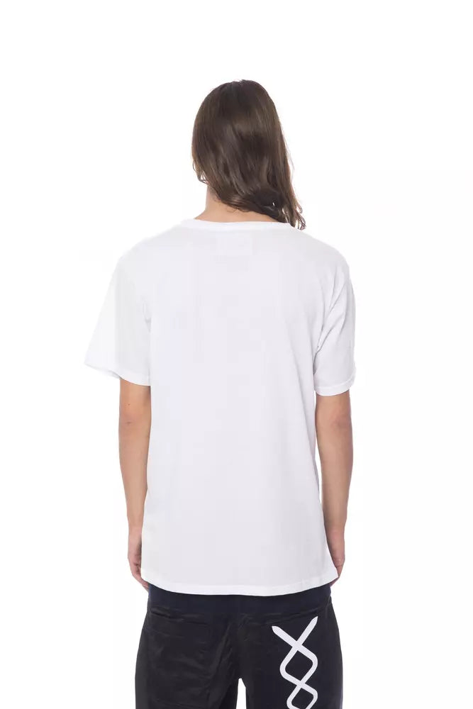 White Cotton Men's T-Shirt