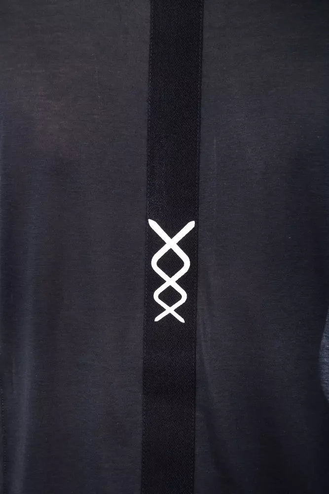 Black Cotton Men T-Shirt