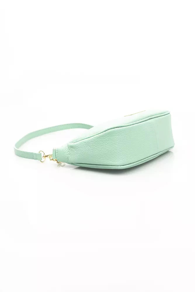 Green Leather Women Shoulder Bag
