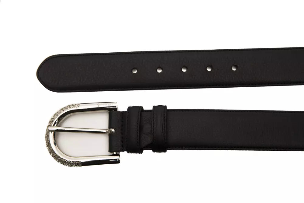 Black Leather Men Belt