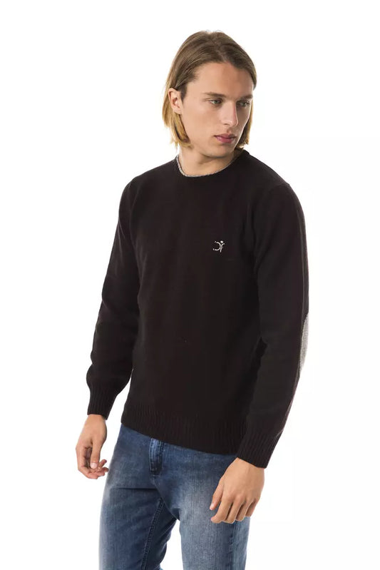 Brown Wool Men Sweater