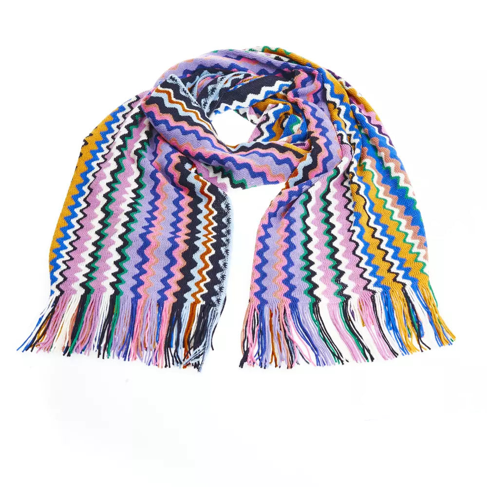 Multicolor Wool Women Scarf