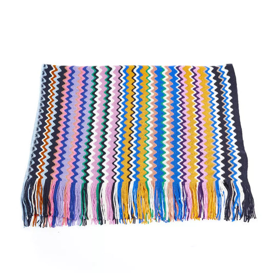Multicolor Wool Women Scarf