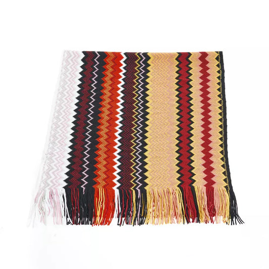 Multicolor Wool Women Scarf