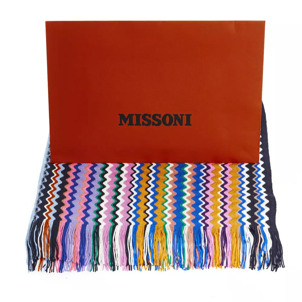 Multicolor Wool Women Scarf