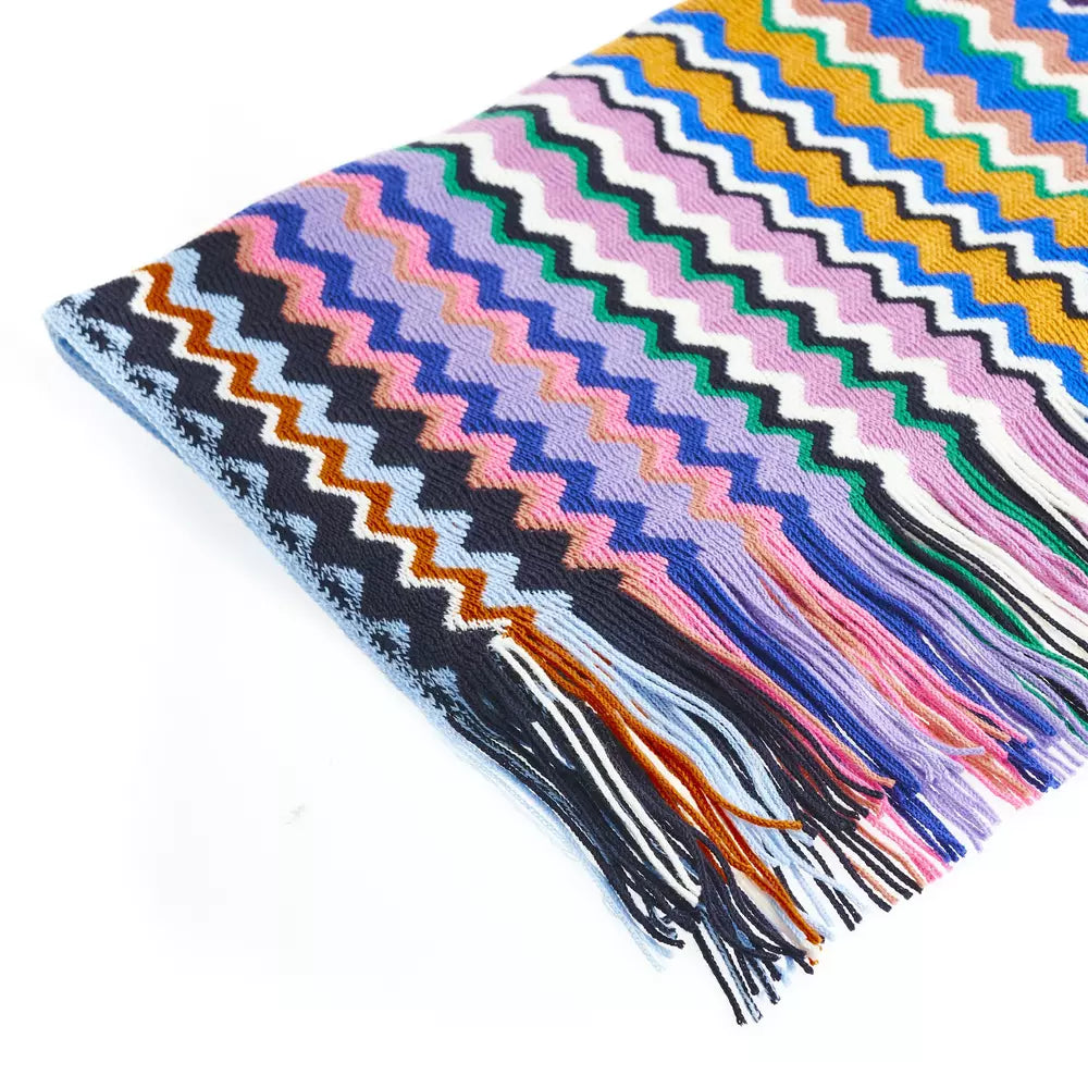 Multicolor Wool Women Scarf