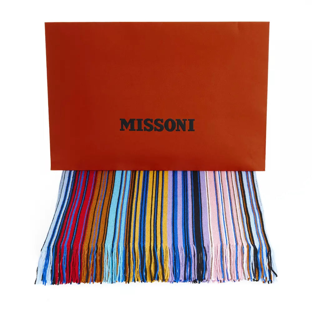 Multicolor Wool Women Scarf