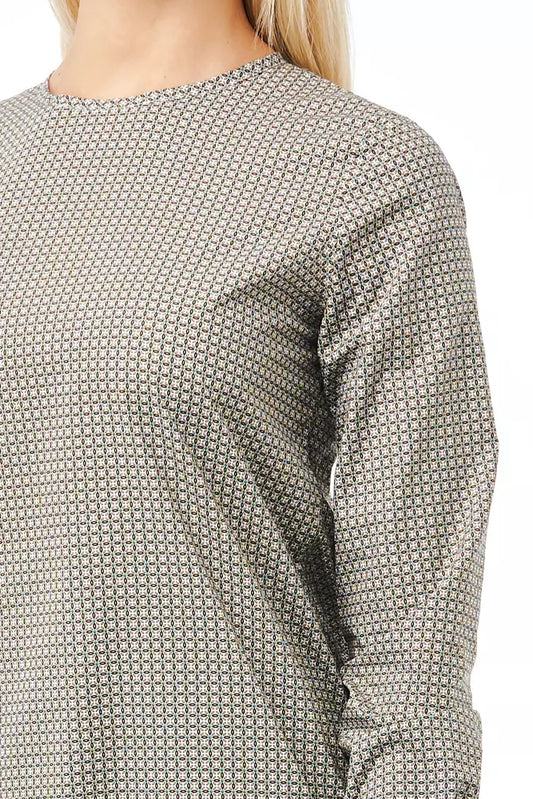 Green Cotton Women Shirt