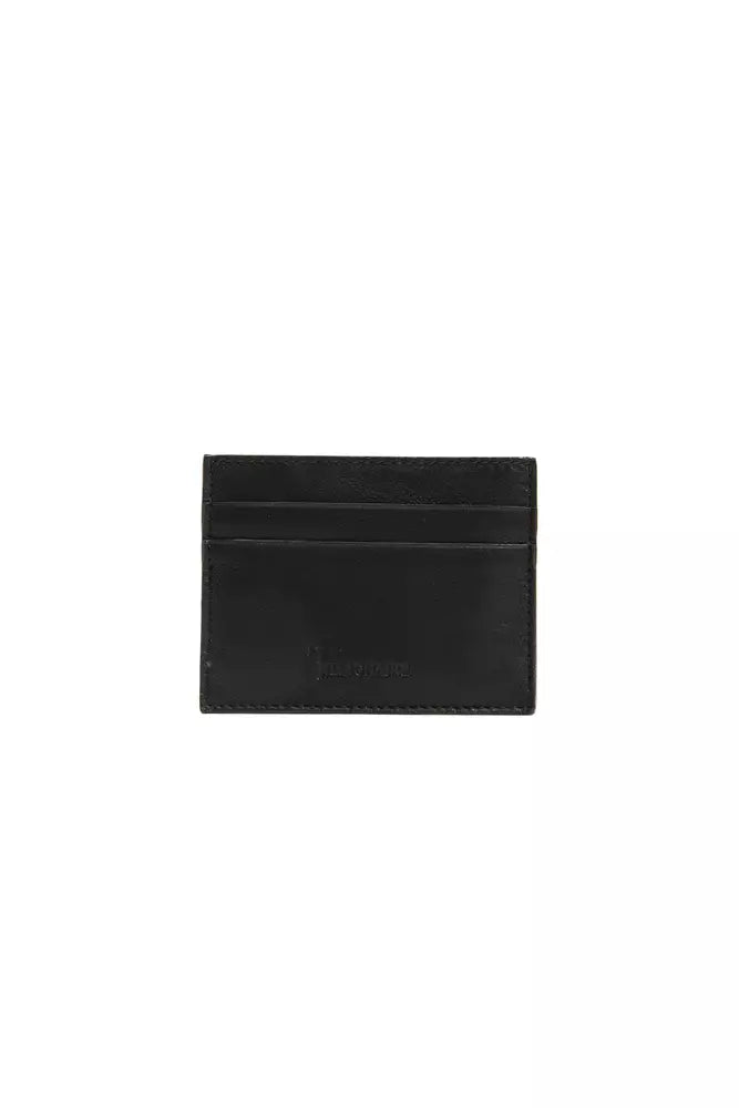Black Leather Men Wallet