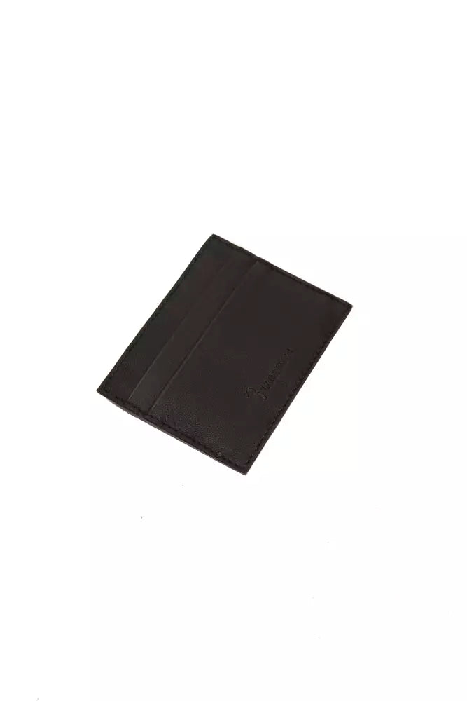 Black Leather Men Wallet