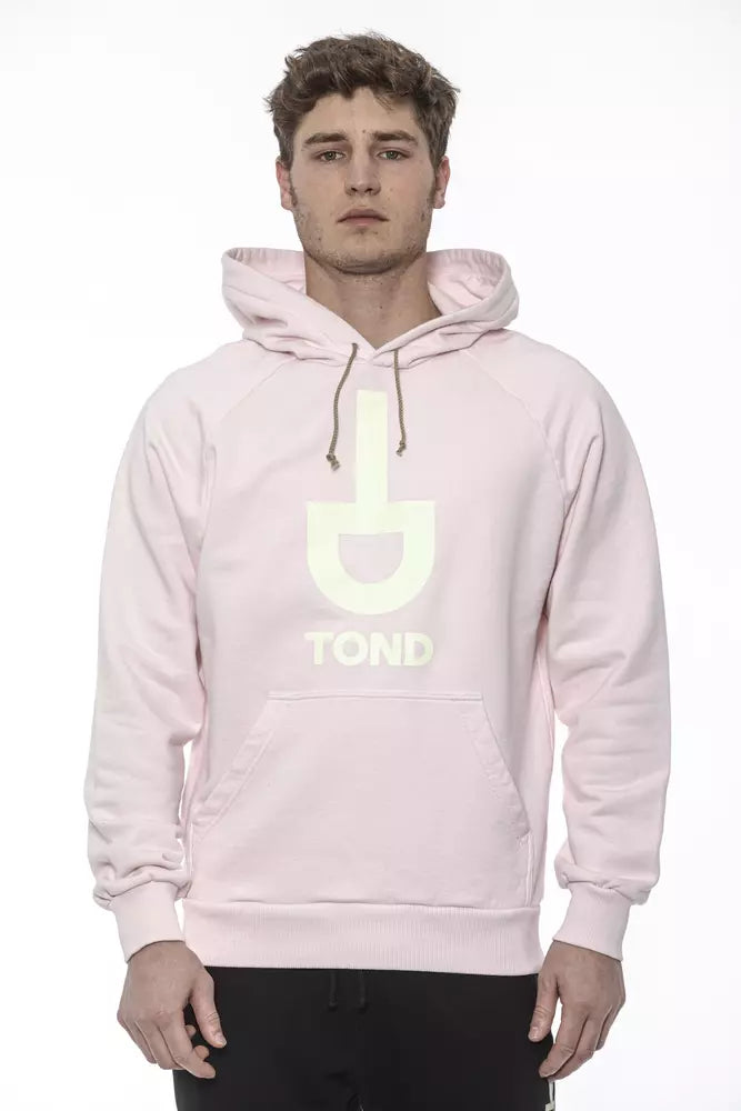 Pink Cotton Men Sweater