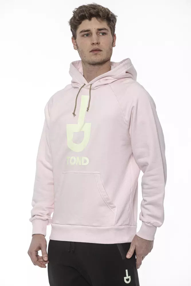 Pink Cotton Men Sweater