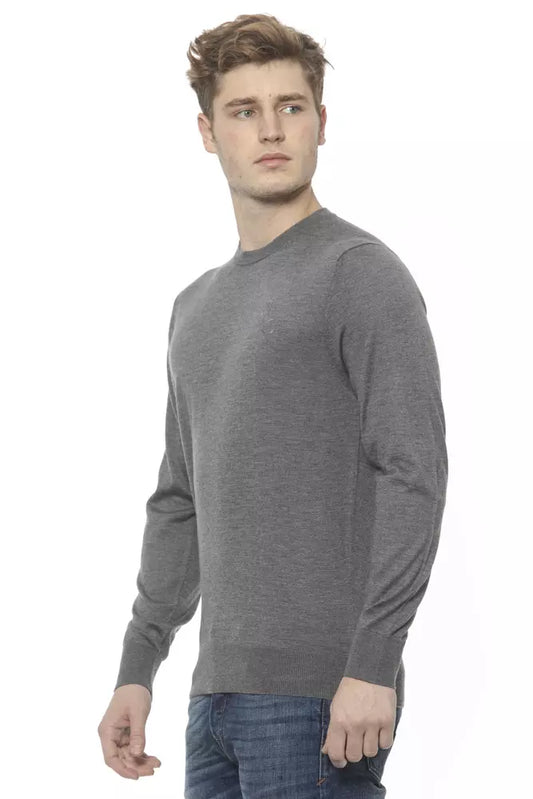 Gray Cashmere Mens Sweater