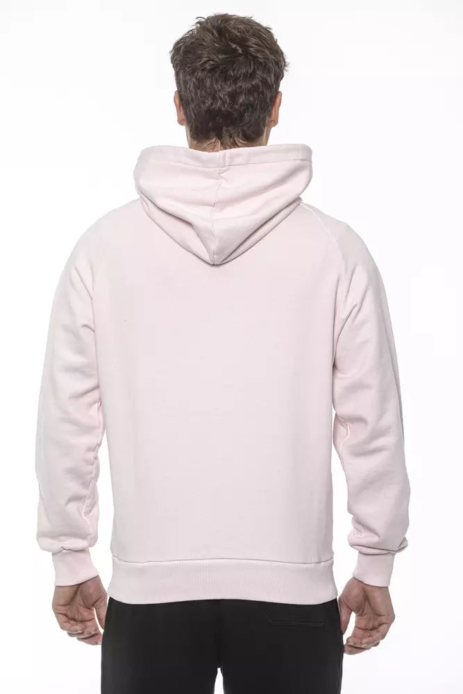 Pink Cotton Men Sweater