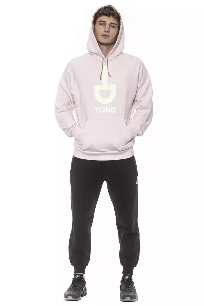 Pink Cotton Men Sweater