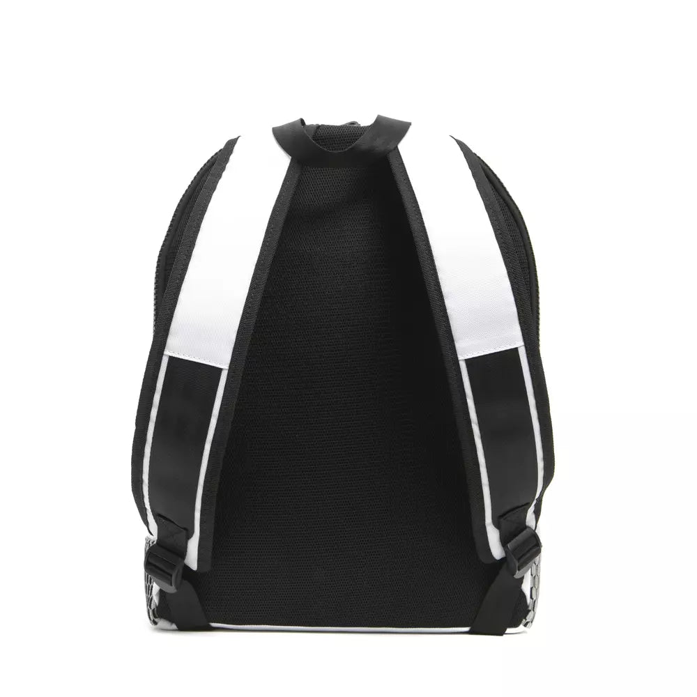White Polyester Men Backpack