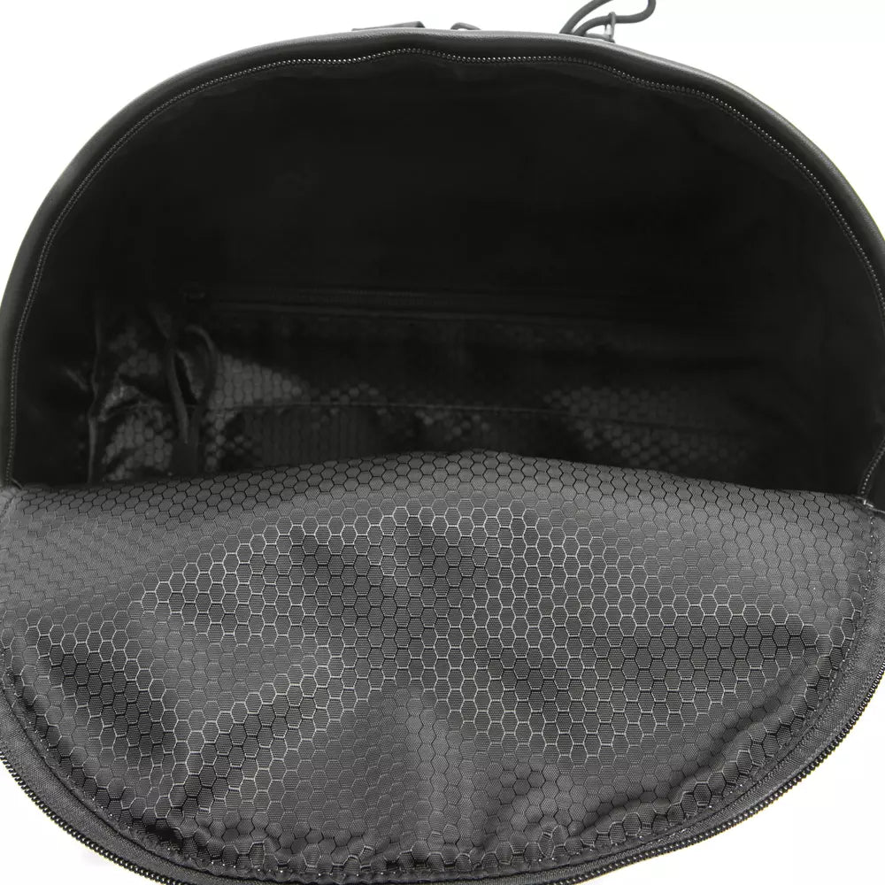 White Polyester Men Backpack