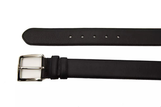 Black Leather Men Belt