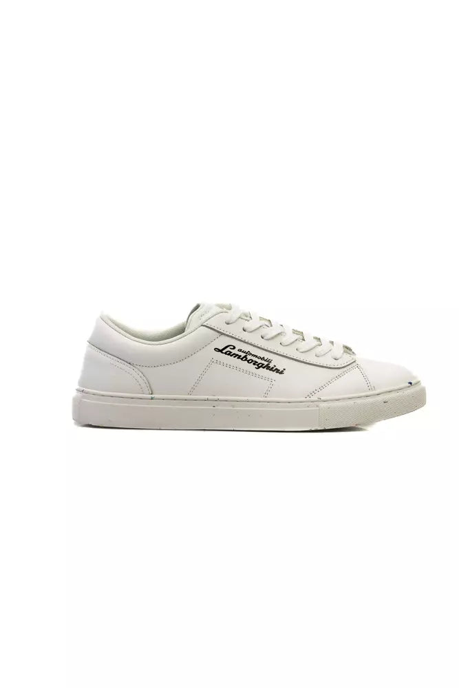 White Leather Men Sneaker