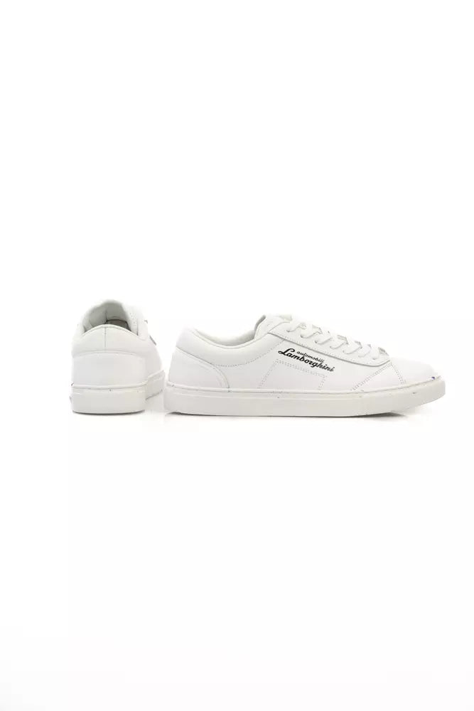 White Leather Men Sneaker