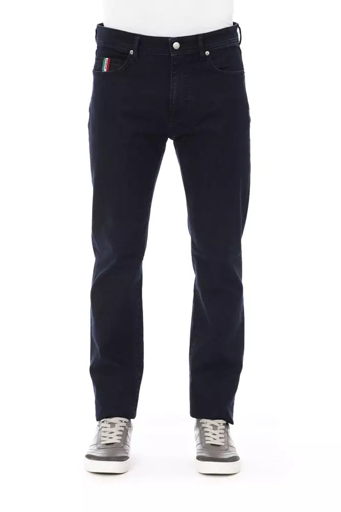 Blue Cotton Men Jeans