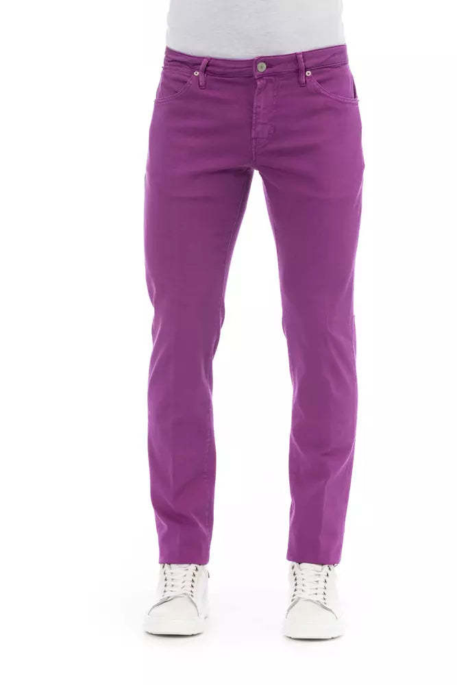 Violet Cotton Men Jeans