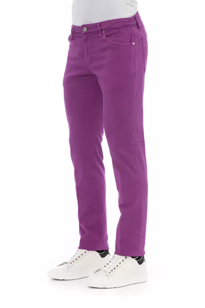 Violet Cotton Men Jeans