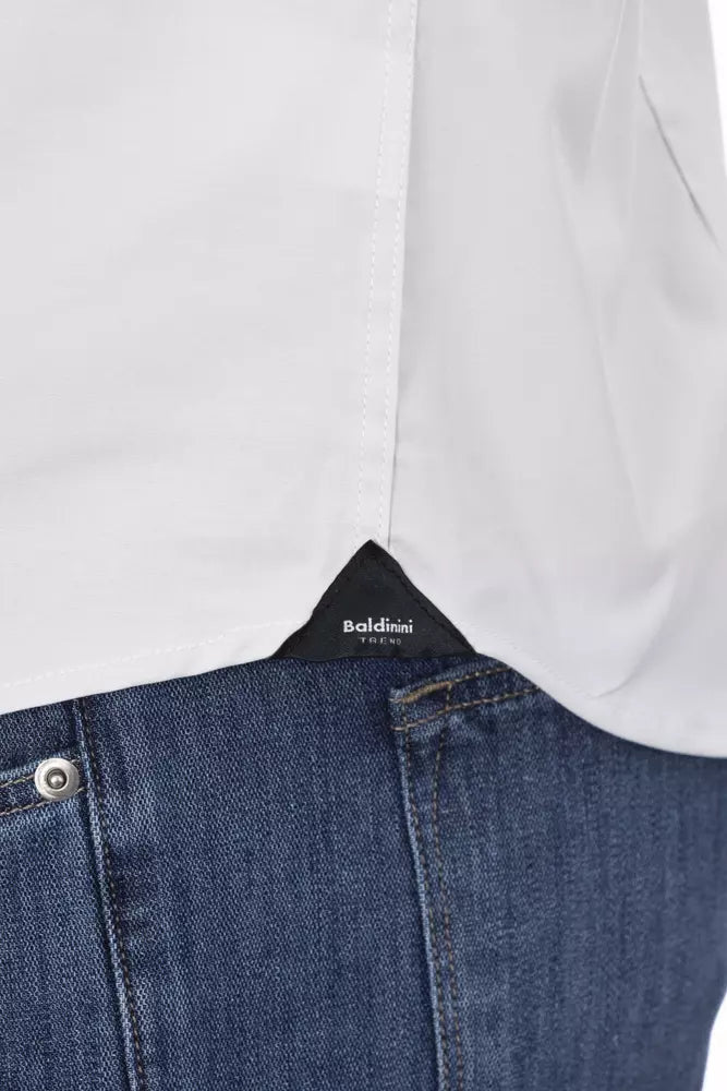 Gray Cotton Men Shirt