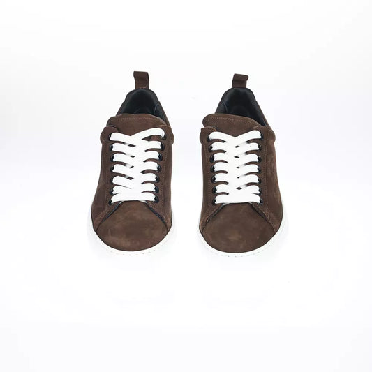 Brown Leather Men Sneaker