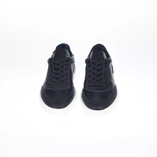 Black Leather Men Sneaker