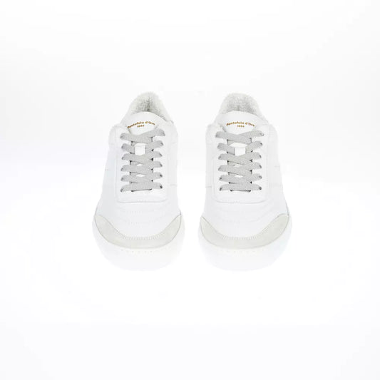 White Leather Men Sneaker