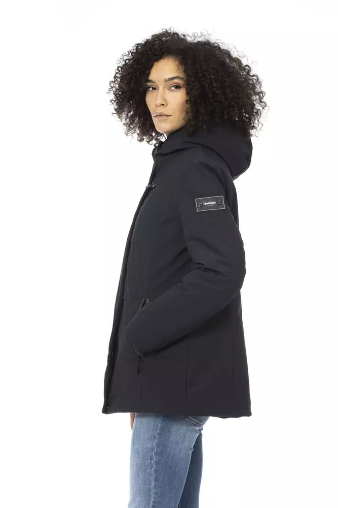 Blue Polyester Women Jacket
