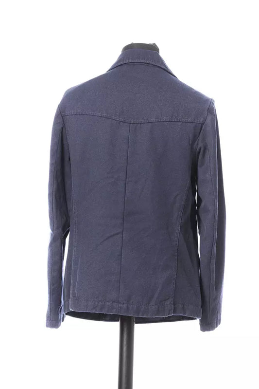 Blue Wool Men's Blazer