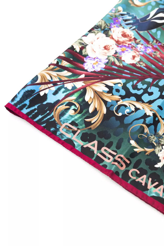 Multicolor Silk Women Scarf