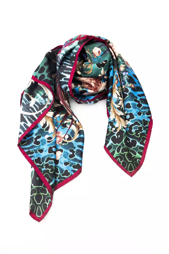 Multicolor Silk Women Scarf