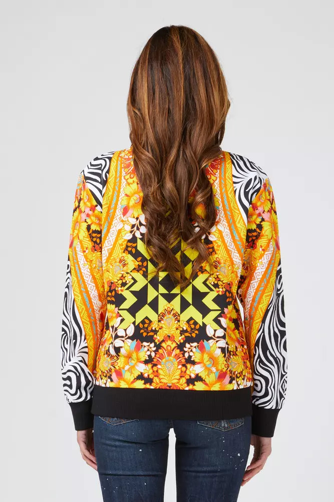 Yellow Cotton Women Sweater