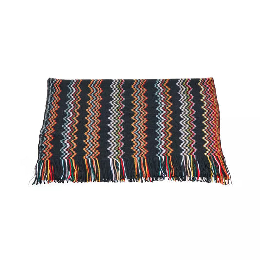 Multicolor Wool Men Scarf