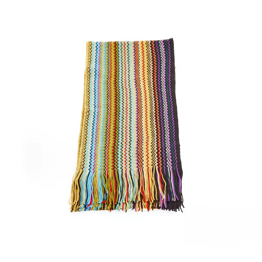 Multicolor Wool Women Scarf