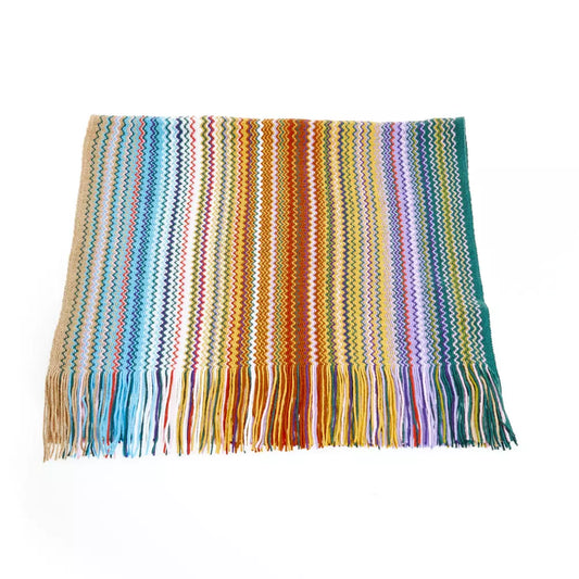Multicolor Wool Women Scarf