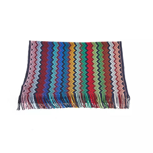 Multicolor Wool Men Scarf