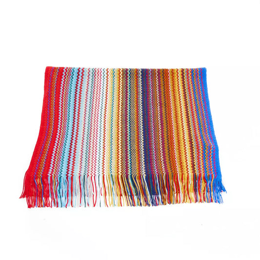 Multicolor Wool Women Scarf